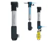 Topeak HybridRocket RX pumpe og co2 pumpe, Black / silver, 160psi