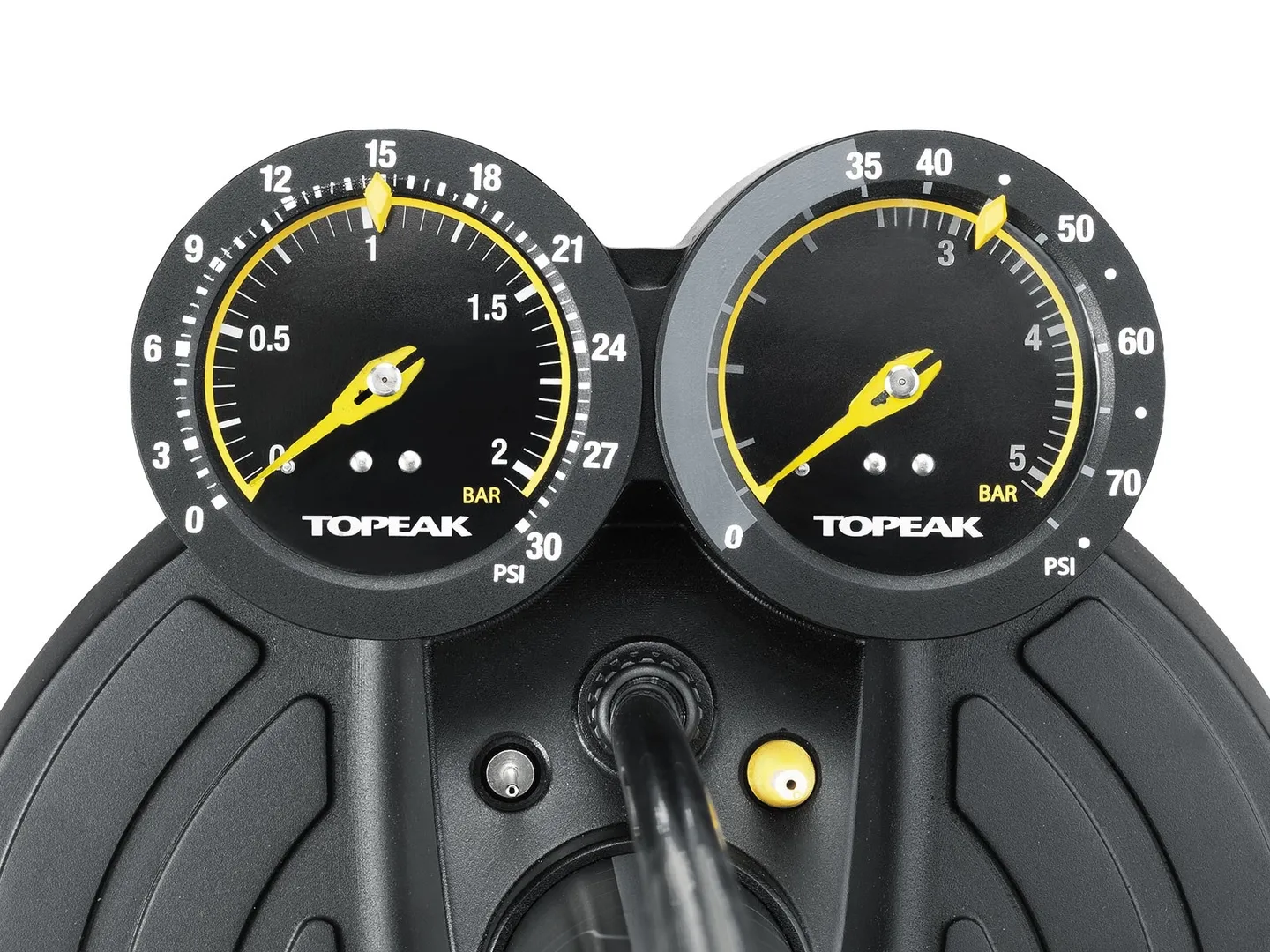Topeak Joe Blow Dualie Gulvpumpe, Black, 75psi