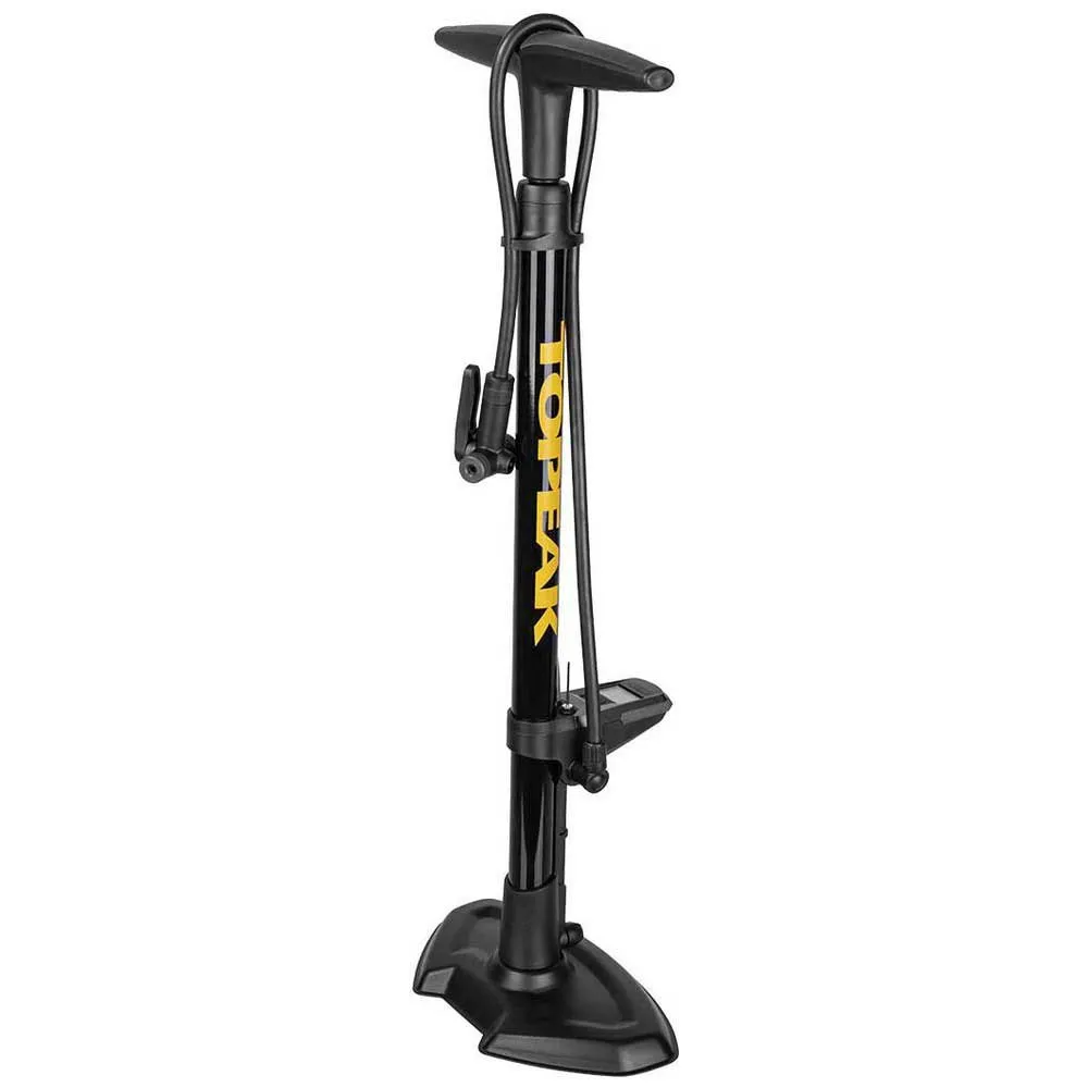 Topeak JoeBlow Sport Digital Gulvpumpe, Yellow, 160psi