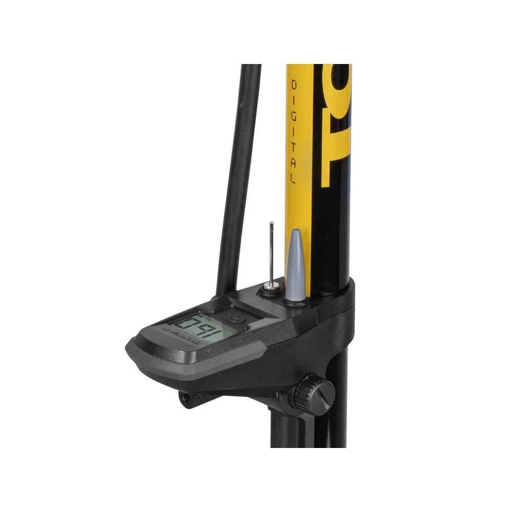 Topeak JoeBlow Sport Digital Gulvpumpe, Yellow, 160psi