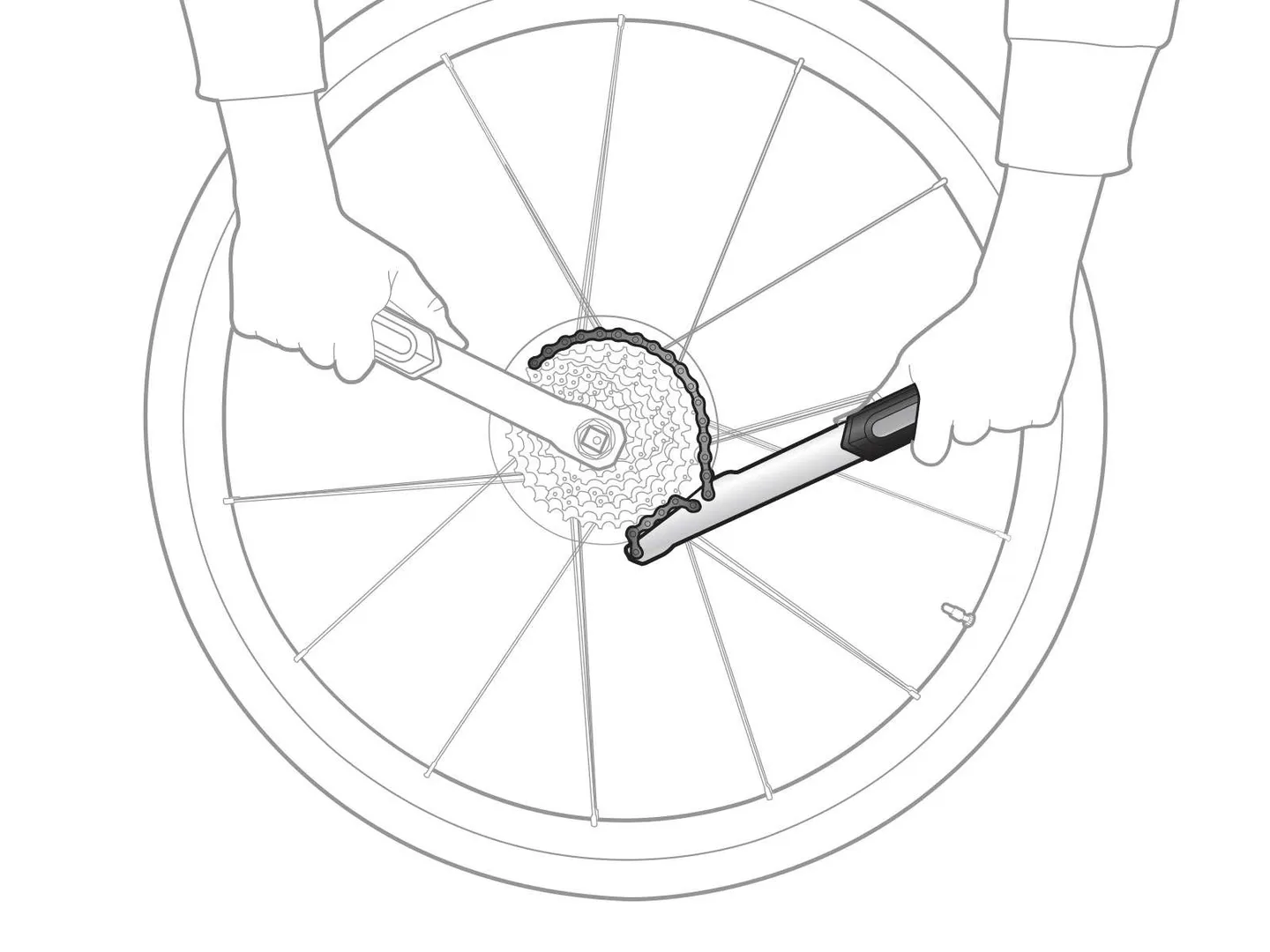 Topeak Kjedepisk, Silver, One Size