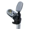 Topeak Mega Morph Sykkelpumpe, Silver, 160psi