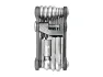 Topeak Mini 18 + Miniverktøy, Black, One Size