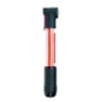 Topeak Minirocket Iglow Mini Pumpe, Clear / red, One Size