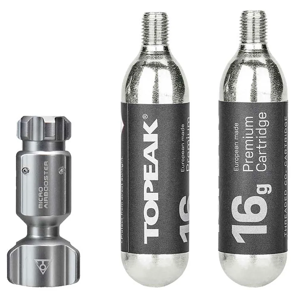 Topeak NinjaMaster Co2 Patronsett, Black, One Size