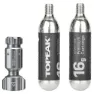 Topeak NinjaMaster Co2 Patronsett, Black, One Size