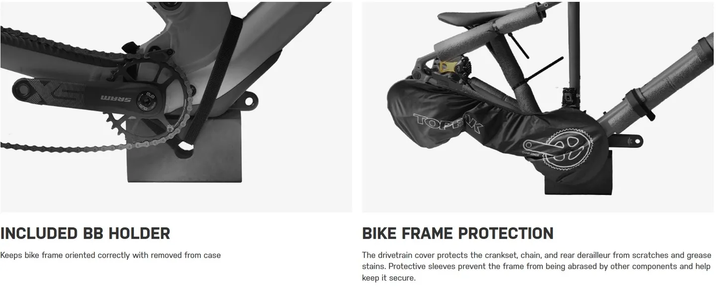Topeak PakGo EX+ Sykkelkoffert, Black, One Size Topeak PakGo EX+ Sykkelkoffert, Black, One Size