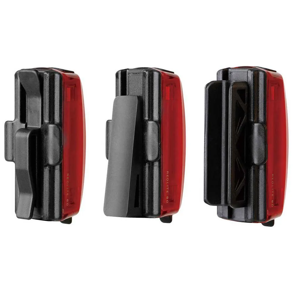Topeak Redlite 80 Baklys, Red / black, 80 Lysstyrker Topeak Redlite 80 Baklys, Red / black, 80 Lysstyrker