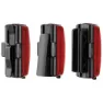 Topeak Redlite 80 Baklys, Red / black, 80 Lysstyrker