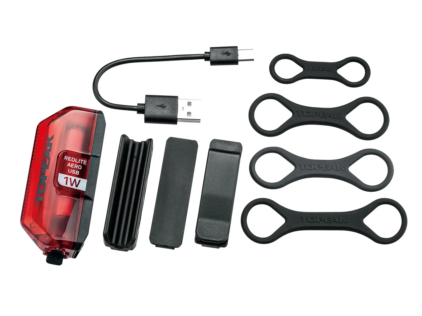 Topeak Redlite Aero USB 1W Baklys Topeak Redlite Aero USB 1W Baklys