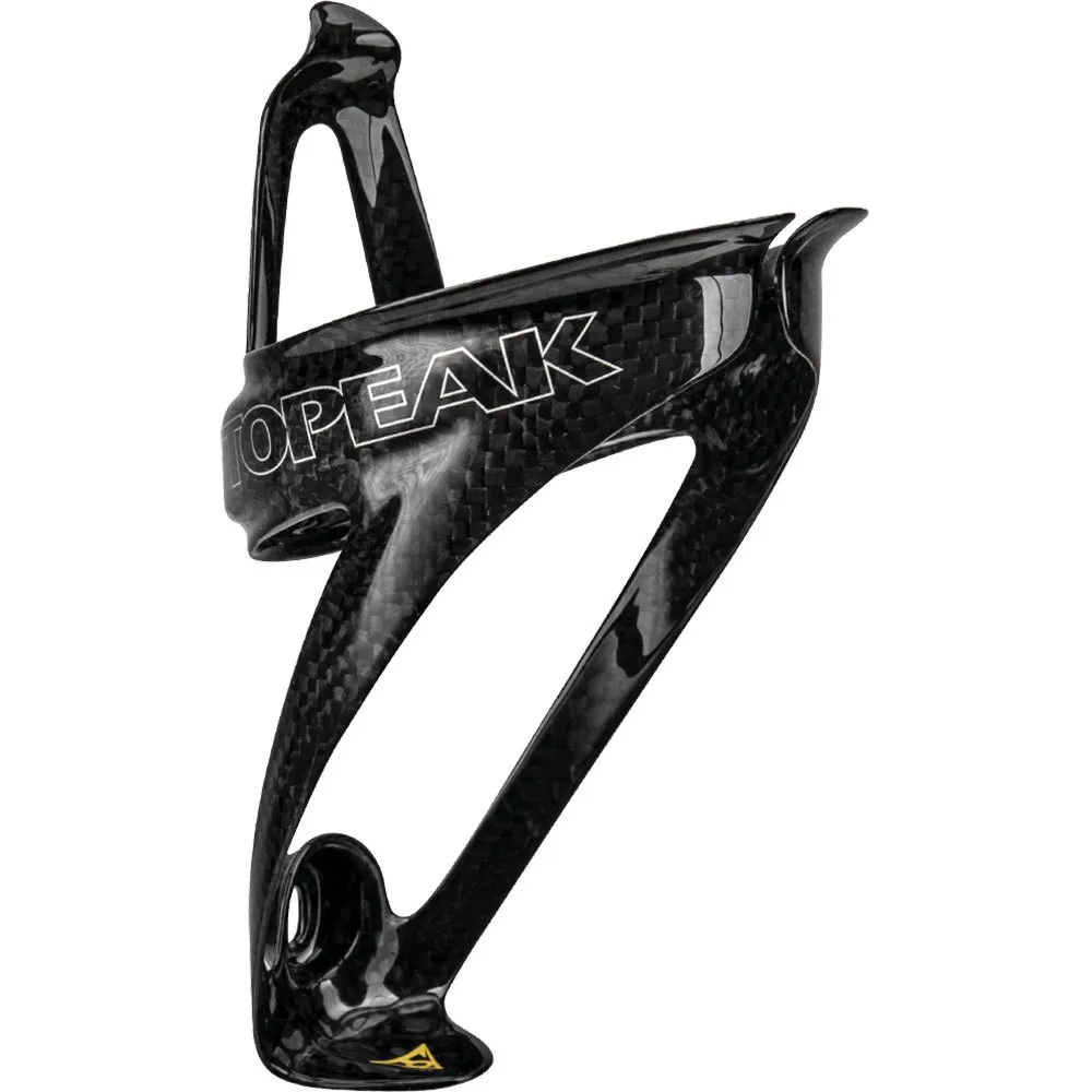 Topeak Shuttle Carbon Flaskeholder, Black / silver, One Size