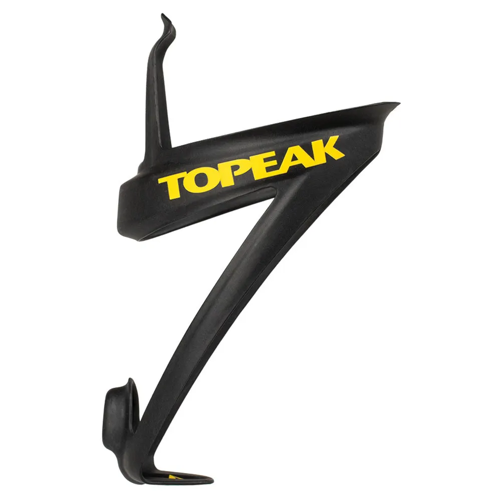 Topeak Shuttle Z Carbon Flaskeholder, Black / yellow, One Size Topeak Shuttle Z Carbon Flaskeholder, Black / yellow, One Size