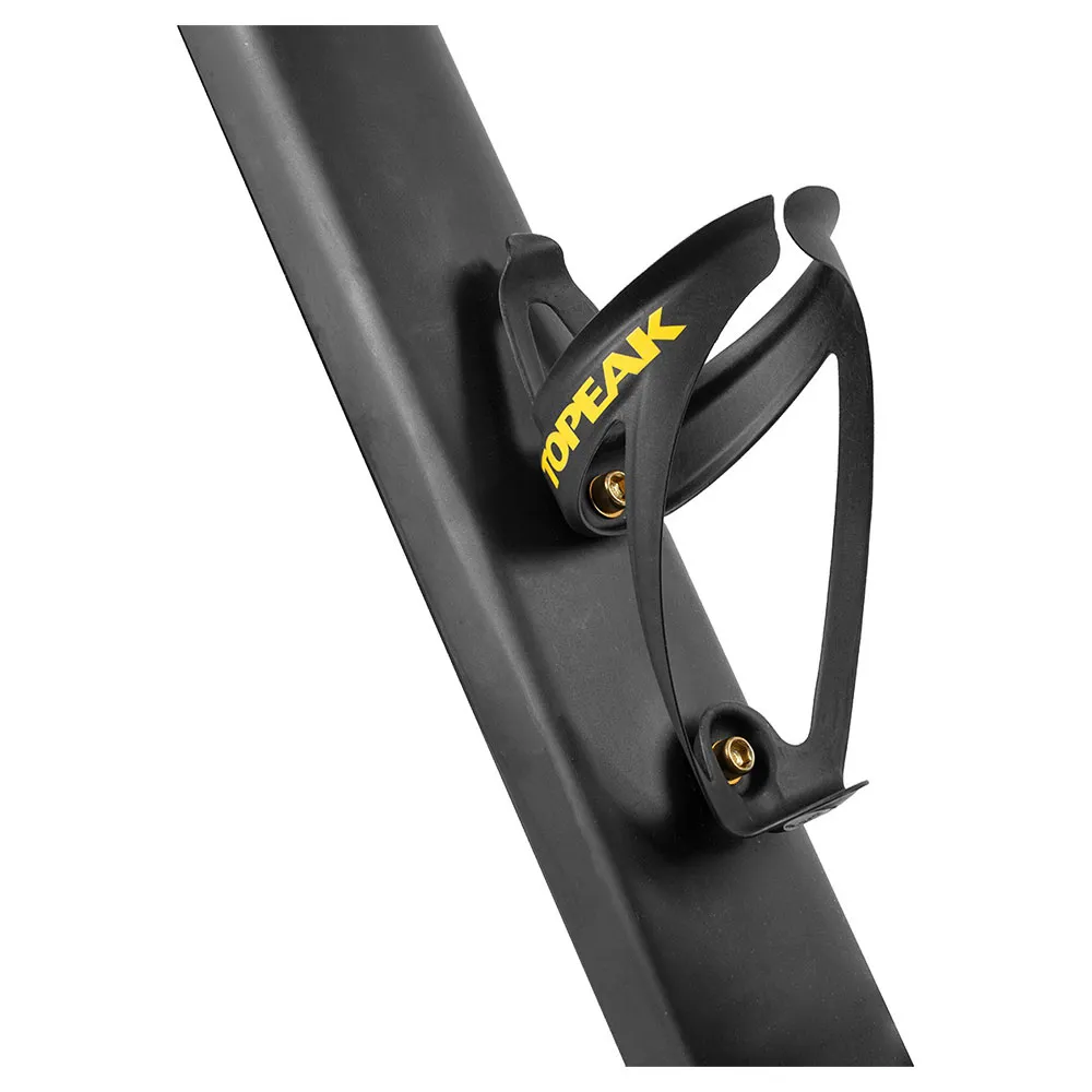 Topeak Shuttle Z Carbon Flaskeholder, Black / yellow, One Size Topeak Shuttle Z Carbon Flaskeholder, Black / yellow, One Size