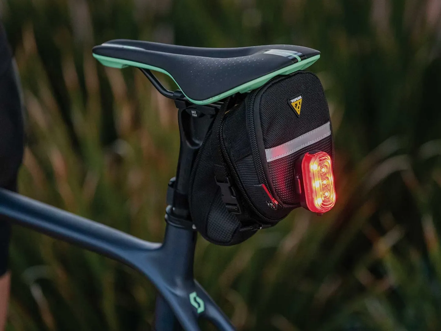 Topeak Taillux 100 Baklys, Red / red, One Size