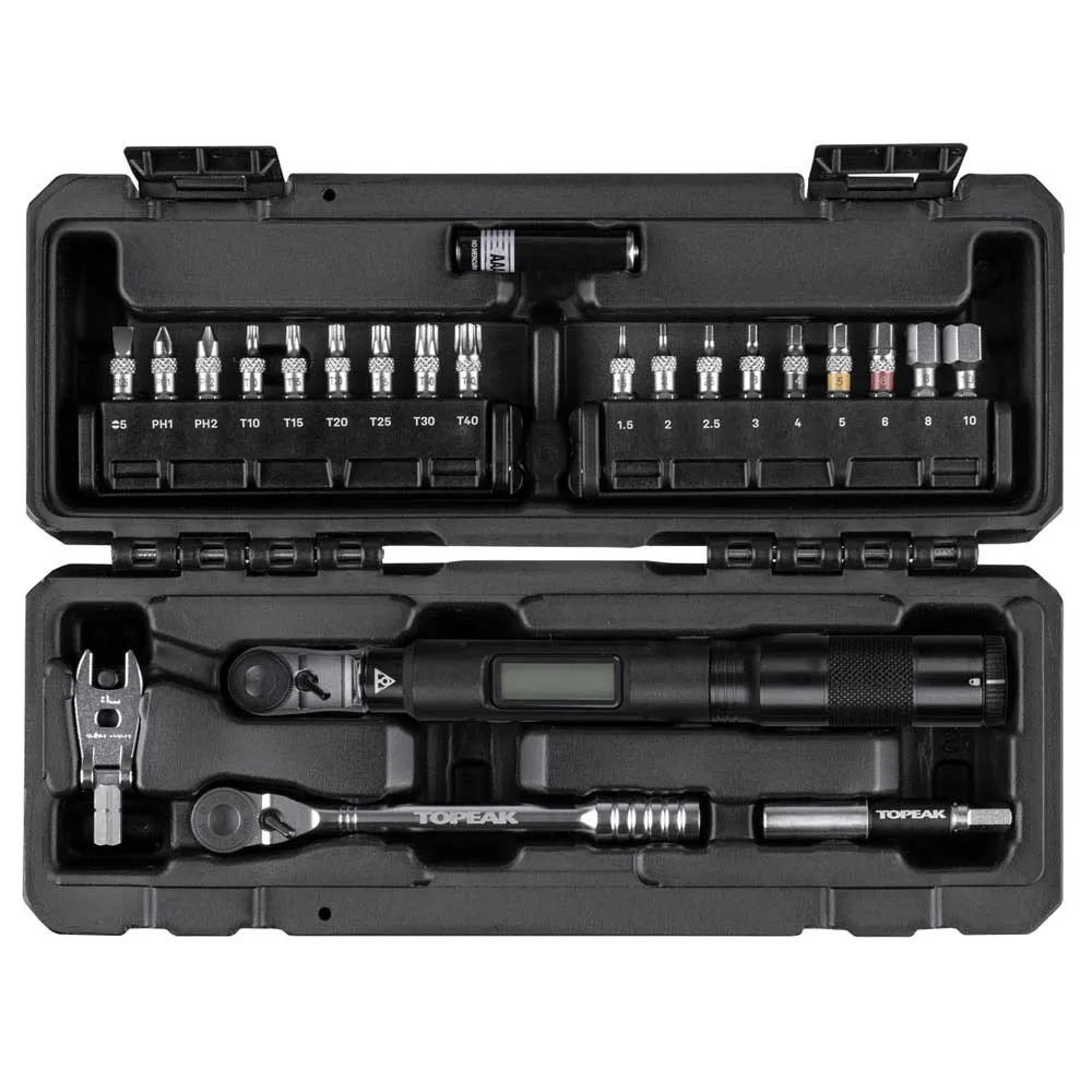 Topeak Torq Stick Pro Digital Momentnøkkelboks, Black, One Size Topeak Torq Stick Pro Digital Momentnøkkelboks, Black, One Size