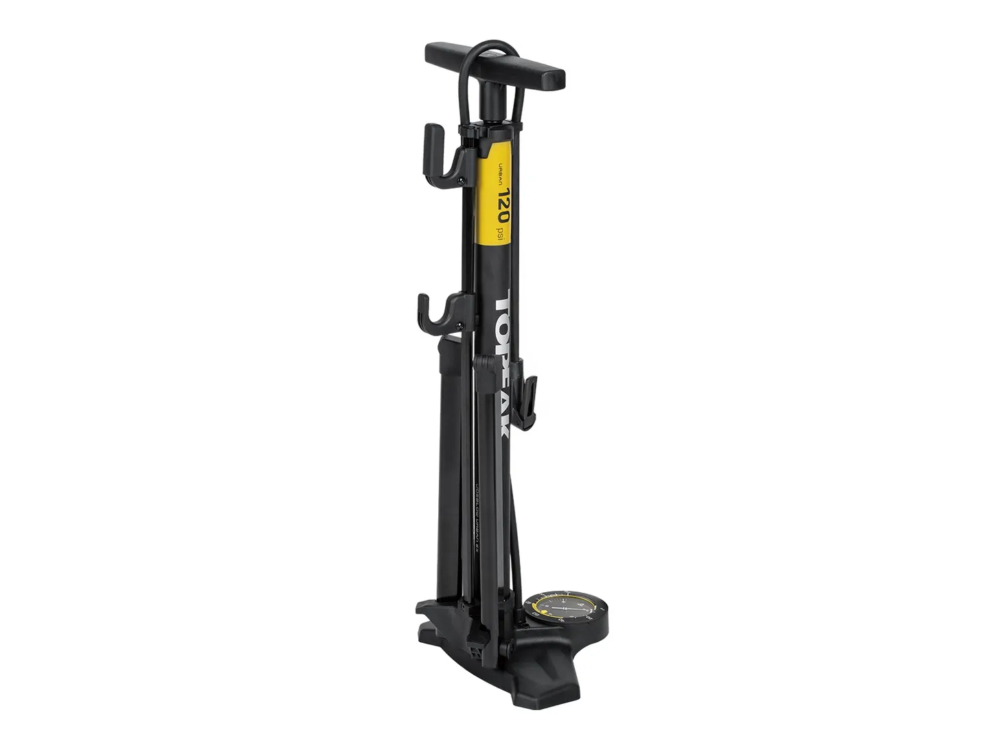 Topeak Transformer Urban EX Gulvpumpe, Black, 120psi