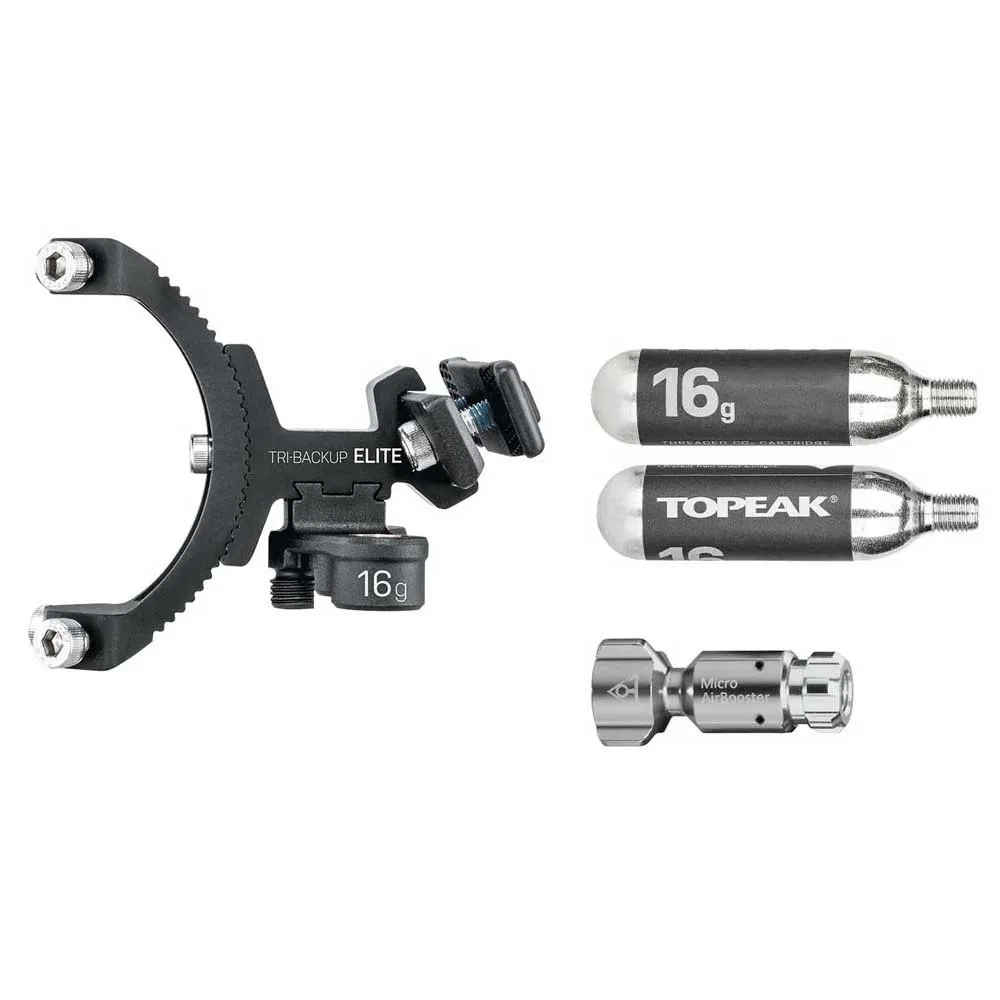 Topeak Tri-backup Elite Flaskeholder, Black, One Size Topeak Tri-backup Elite Flaskeholder, Black, One Size