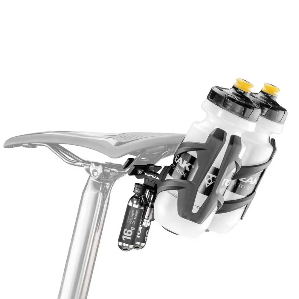 Topeak Tri-backup Elite Flaskeholder, Black, One Size Topeak Tri-backup Elite Flaskeholder, Black, One Size