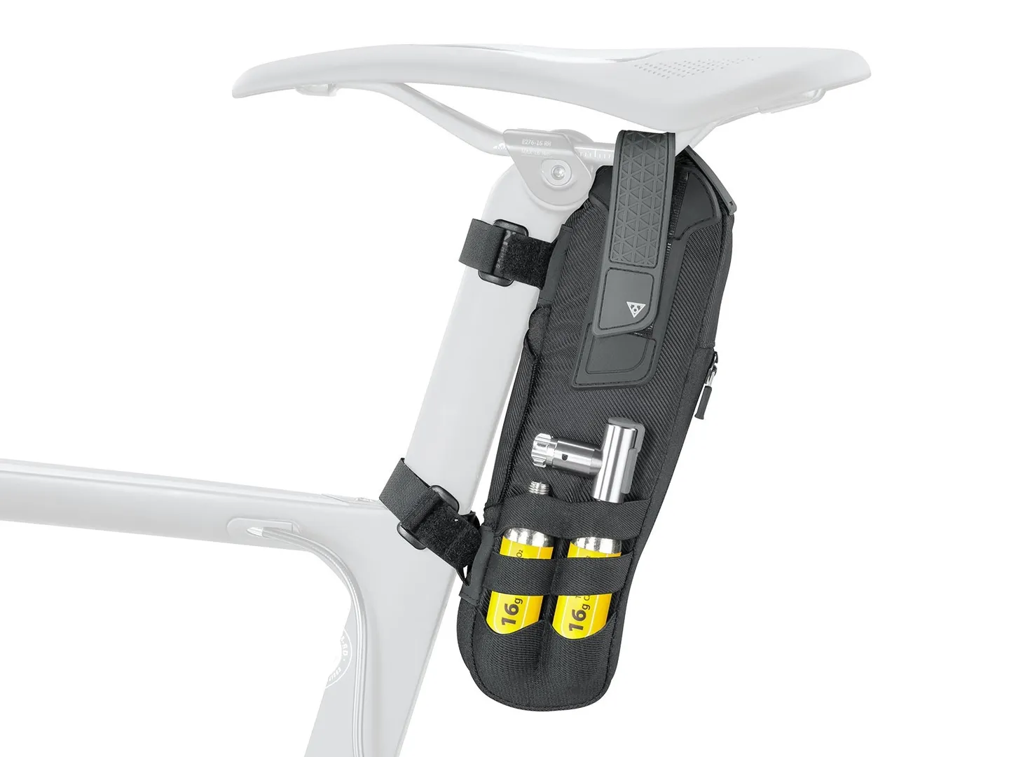 Topeak Tri BackUp Tire Seteveske, Black, One Size