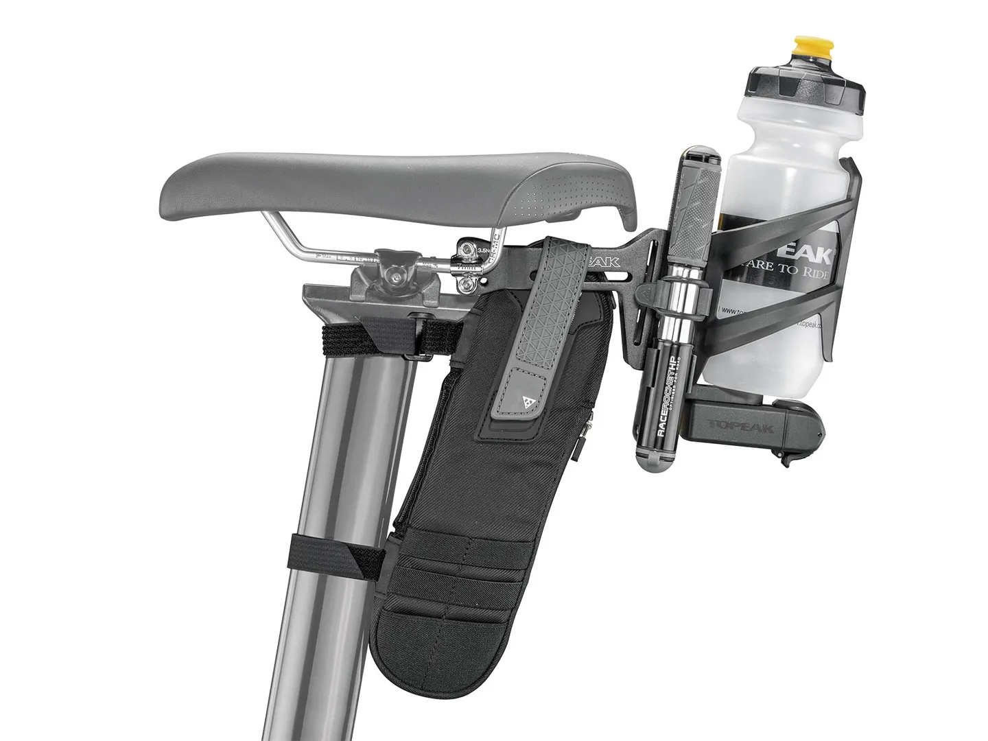 Topeak Tri BackUp Tire Seteveske, Black, One Size