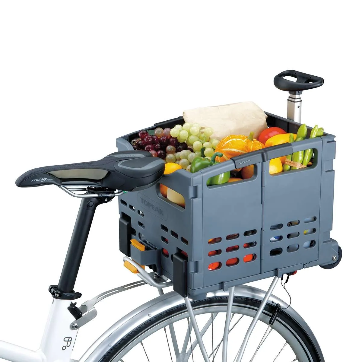 Topeak Trolleytote MTX Sykkelkurv, Black, One Size