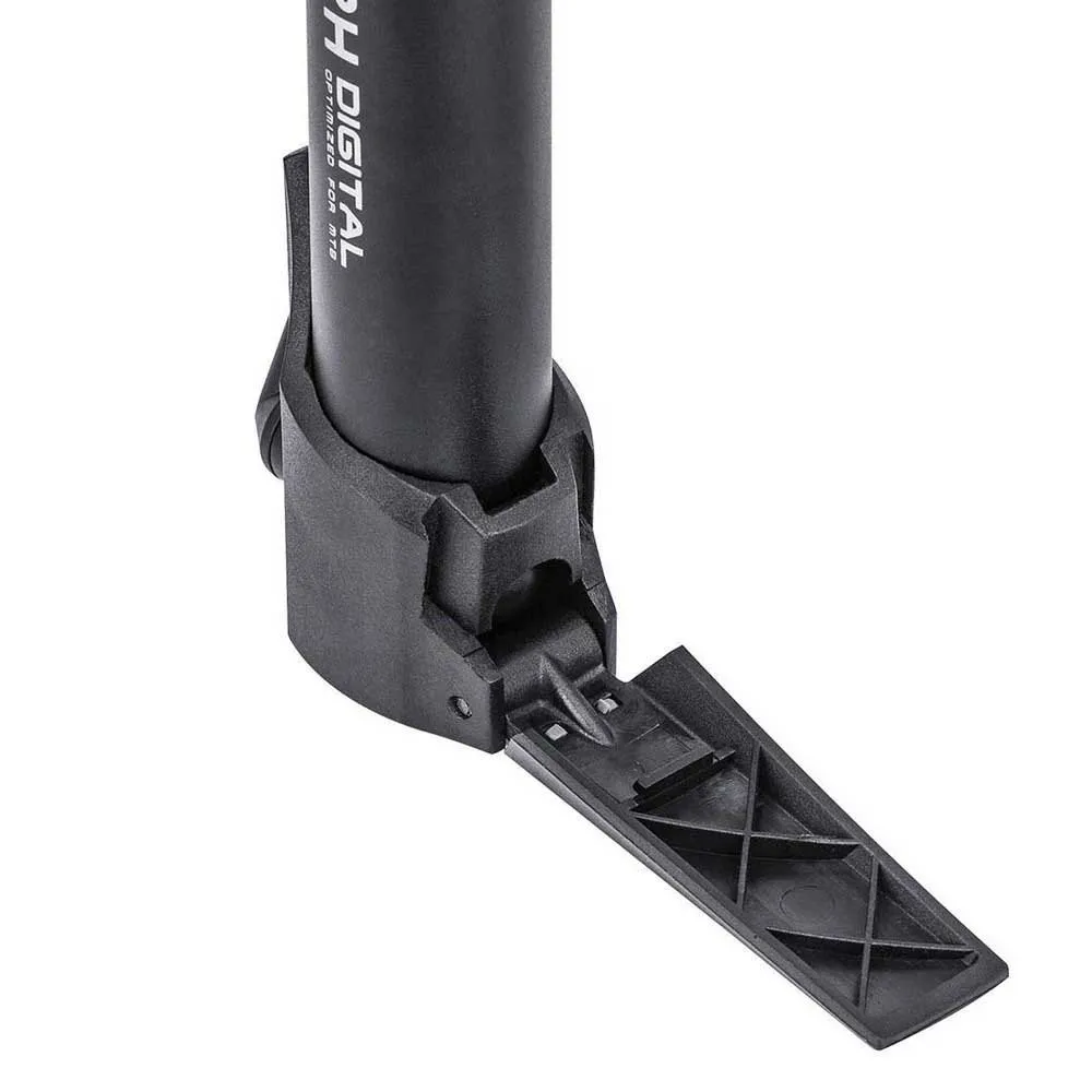 Topeak Turbo Morph Digital Mini Pumpe, Black, 160psi