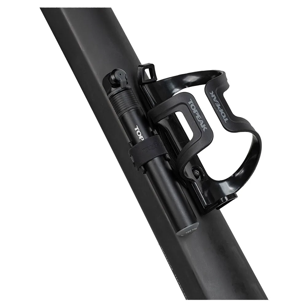 Topeak Two Timer Xt Mini Pumpe, Black, One Size Topeak Two Timer Xt Mini Pumpe, Black, One Size