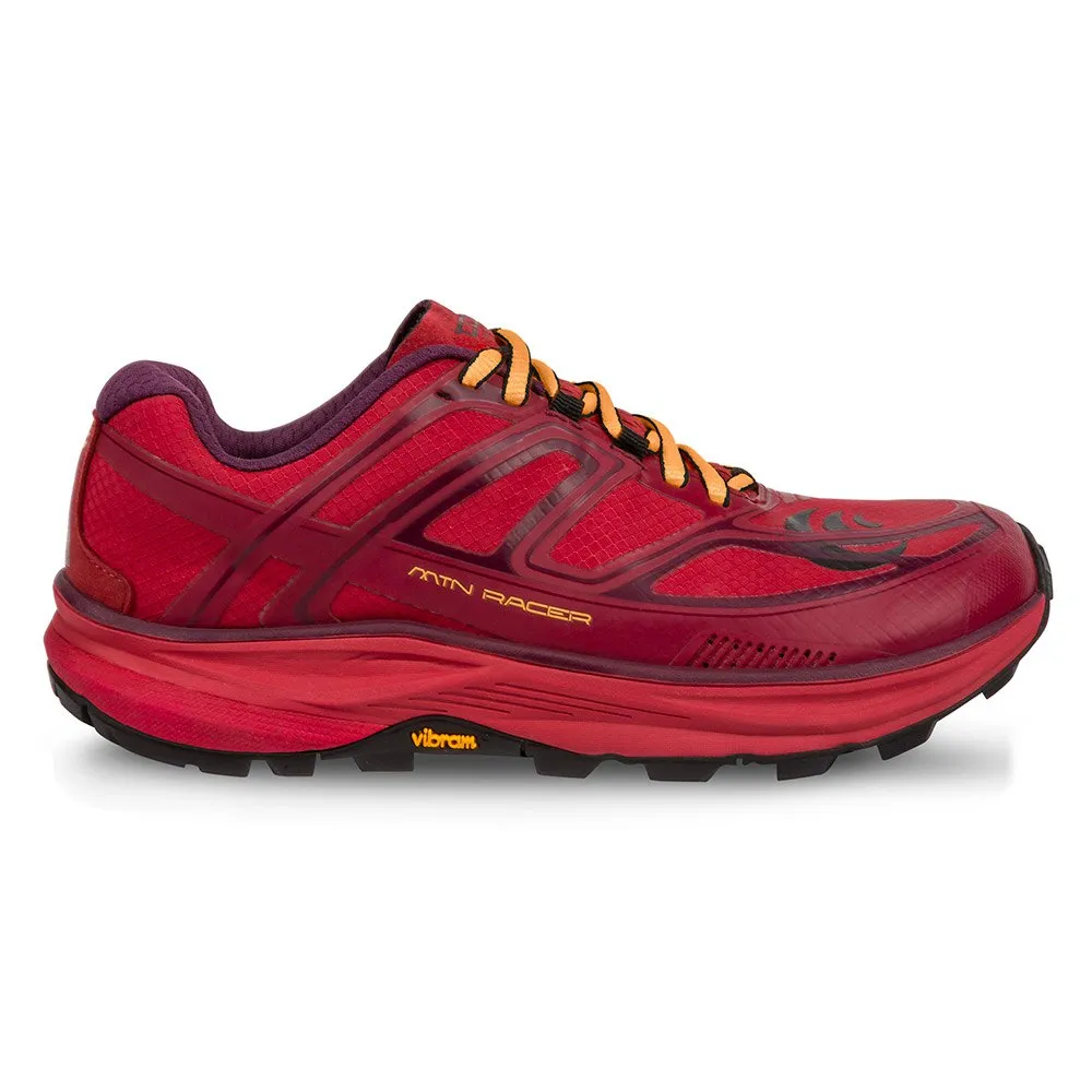 Topo Athletic Mtn Racer Trailsko, Berry / gold Topo Athletic Mtn Racer Trailsko, Berry / gold