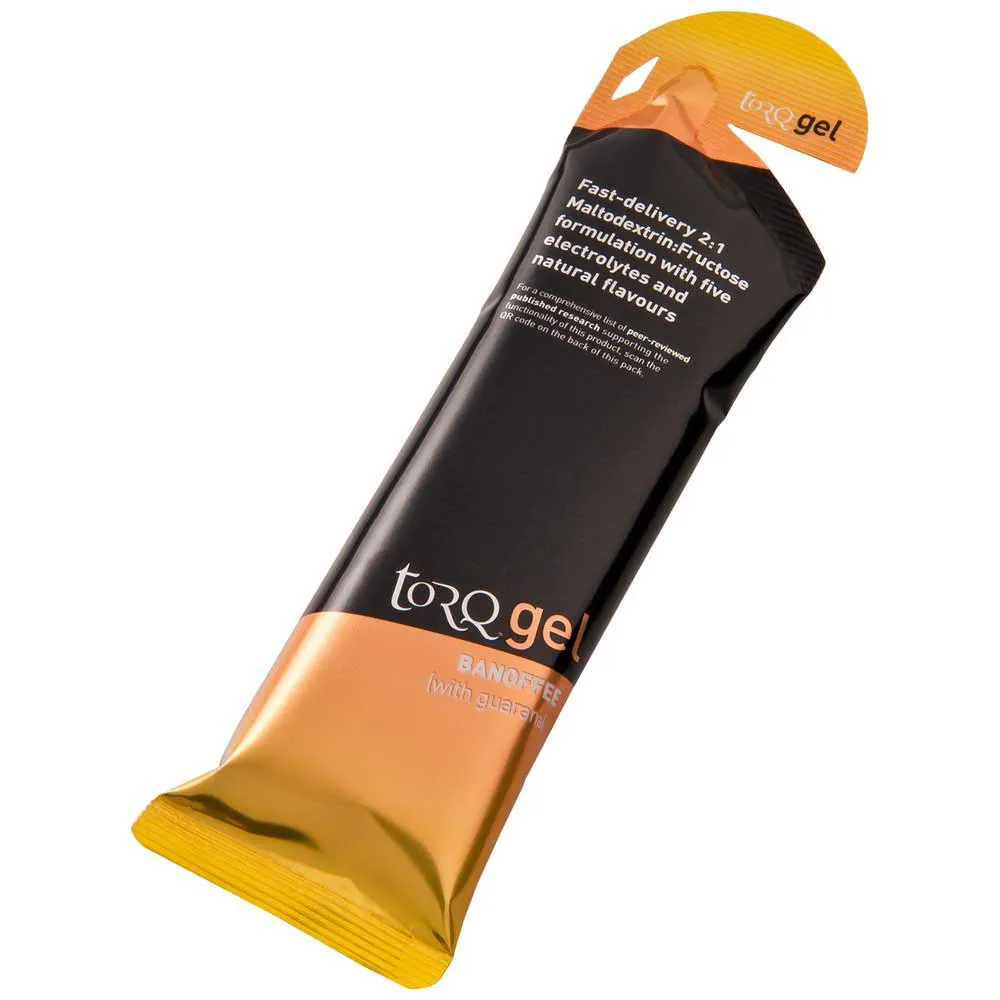 Torq Boks Med Energigeler Banoffee Og Guarana 45g 15 Enheter, One size