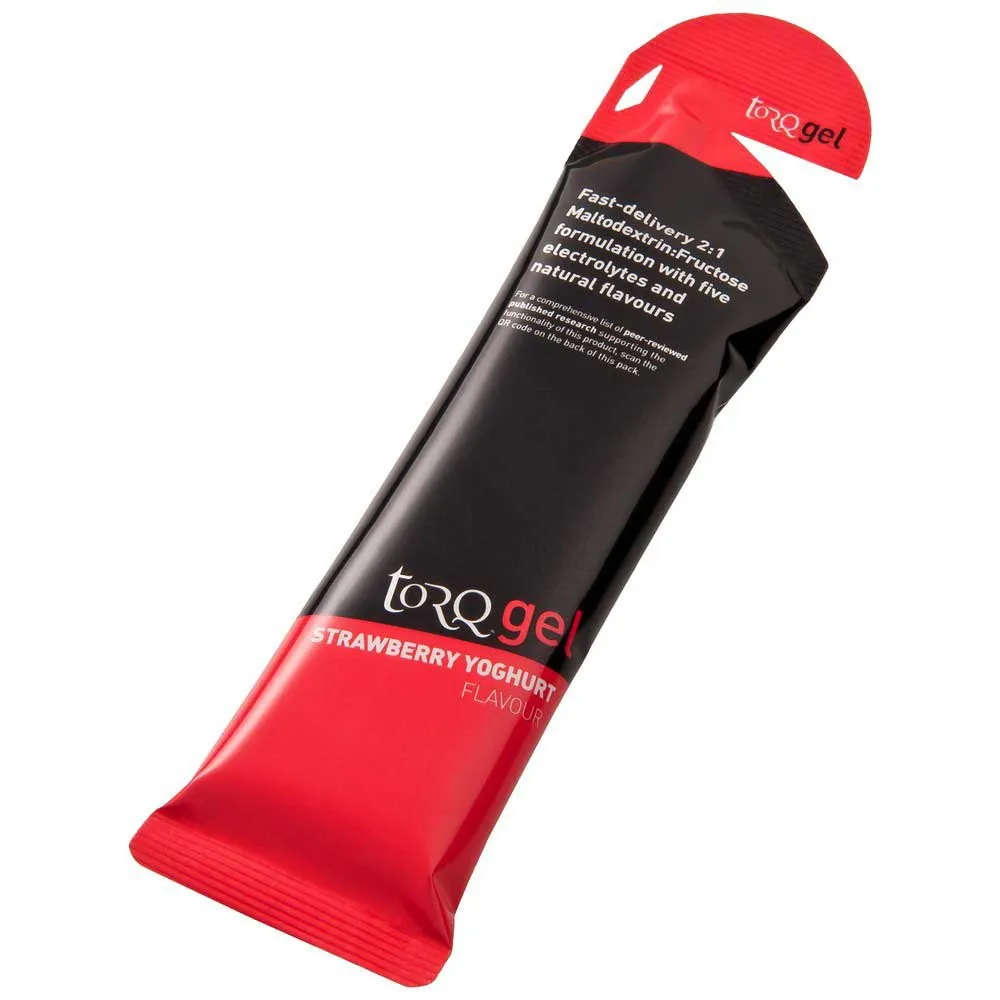 Torq Boks Med Energigeler Jordbæryoghurt 45g 15 Enheter, One size
