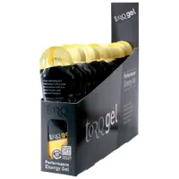 Torq Boks Med Energigeler Sitronkake Med Glasur 45g 15 Enheter Torq Boks Med Energigeler Sitronkake Med Glasur 45g 15 Enheter