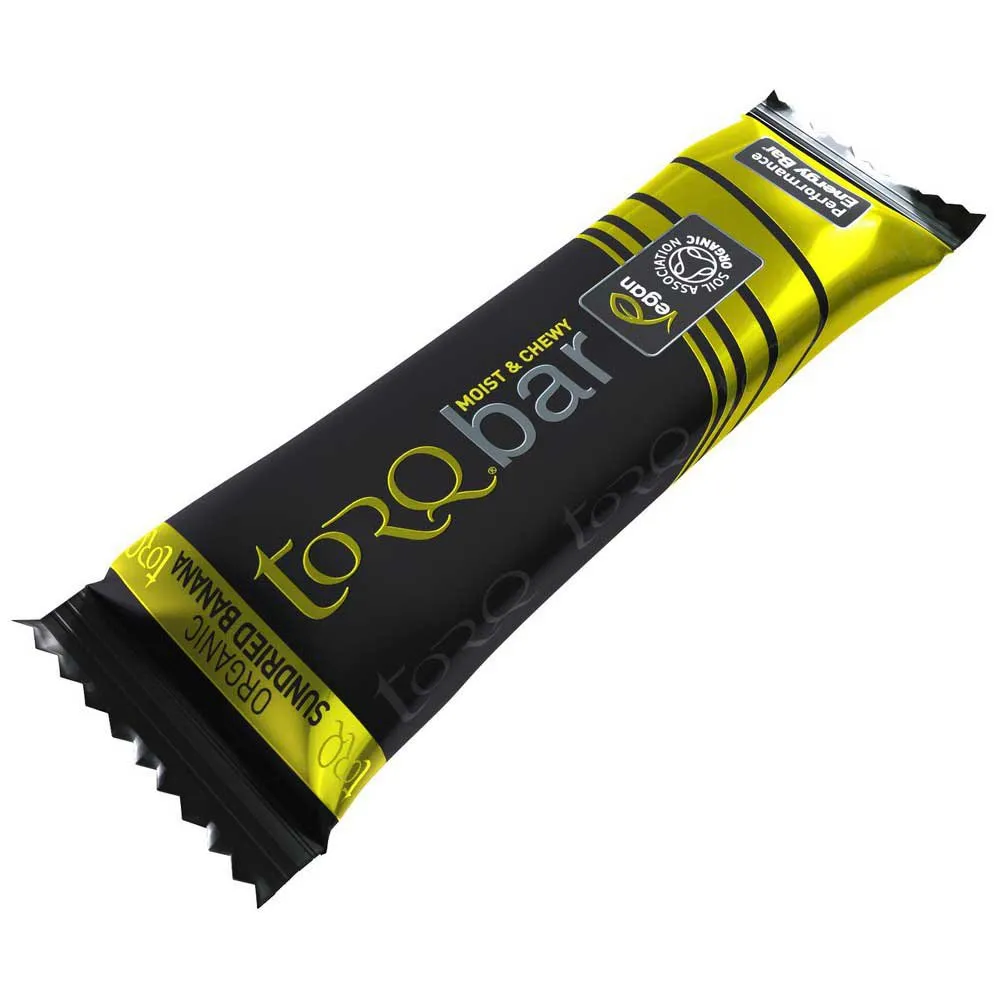 Torq Boks Med økologiske Energibarer Soltørket Banan 45g 15 Enheter, Black, One Size