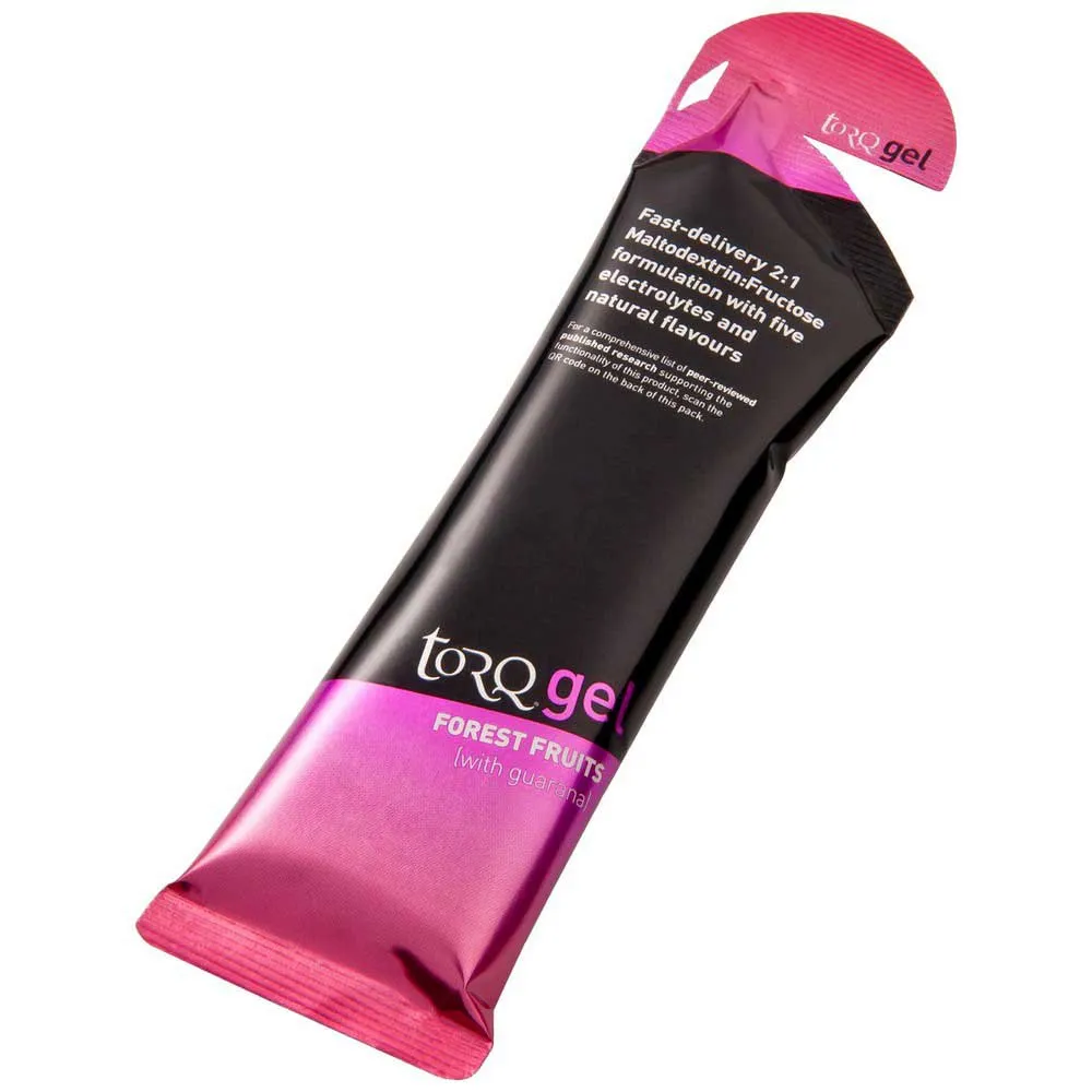 Torq Performance Guarana Boks Med Energigeler Skogsbær 45g 15 Enheter, One size Torq Performance Guarana Boks Med Energigeler Skogsbær 45g 15 Enheter, One size
