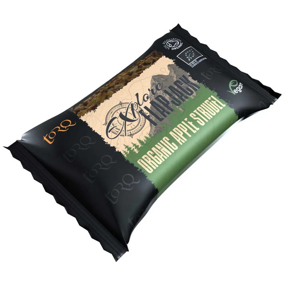 Torq Utforsk Esken Med Flapjack økologiske Energibarer Eplestrudel 65g 20 Enheter, One size