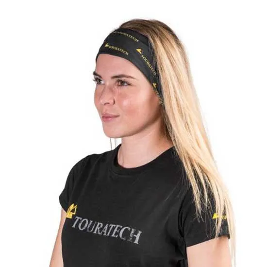 Touratech Logo Neck Warmer Mann, Black / yellow