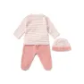 Tous Classic Langarmet Sett, Pink, 3MON