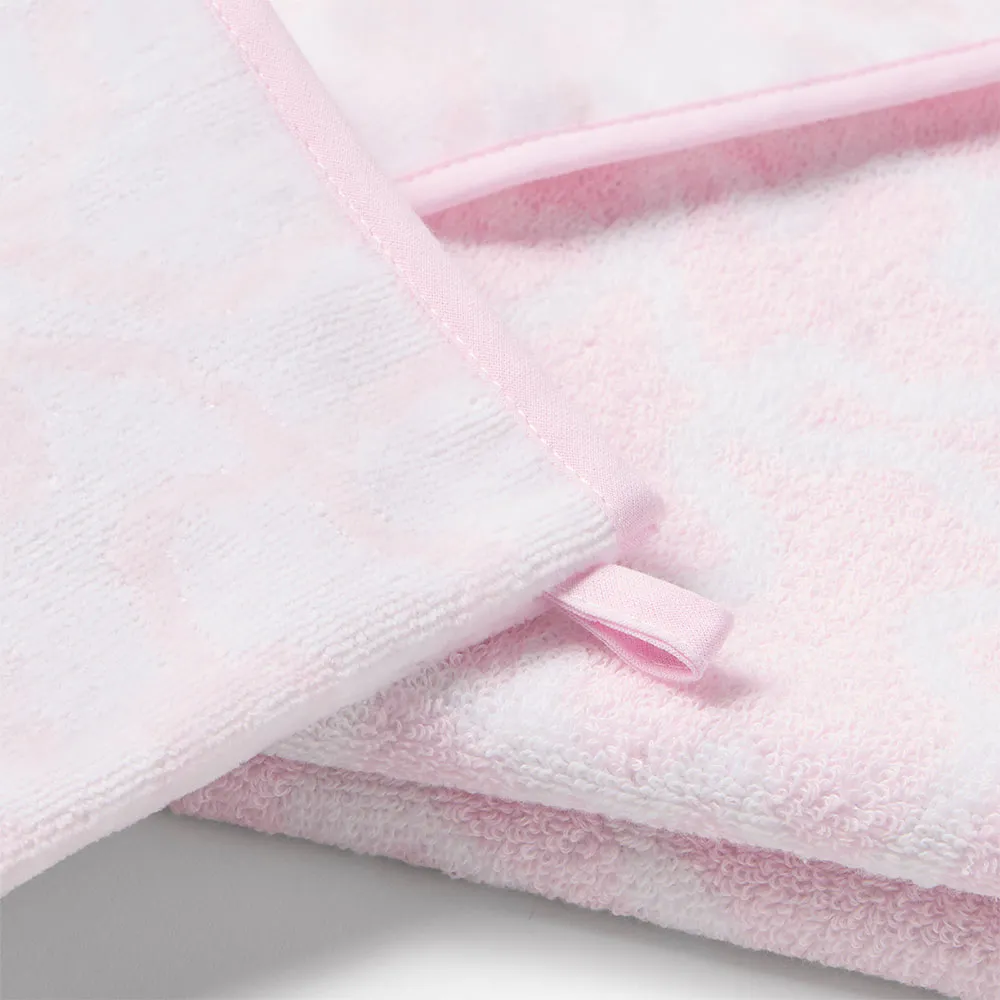 Tous Russisk Håndkle + Vott, Pink, One Size Tous Russisk Håndkle + Vott, Pink, One Size