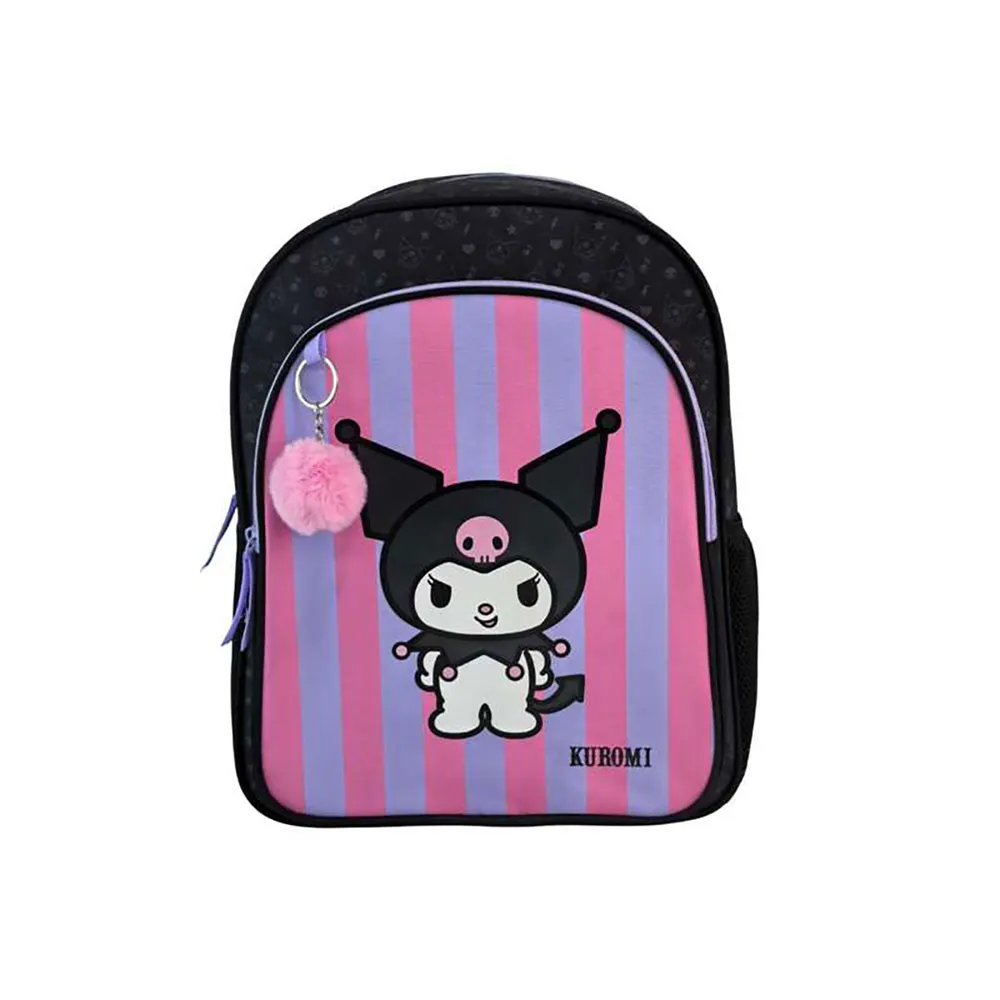 Toybags Kuromi Barneskole Dobbeltrom Adaptiv Til Vogn Ryggsekk, Multicolor Toybags Kuromi Barneskole Dobbeltrom Adaptiv Til Vogn Ryggsekk, Multicolor