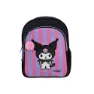 Toybags Kuromi Barneskole Dobbeltrom Adaptiv Til Vogn Ryggsekk, Multicolor