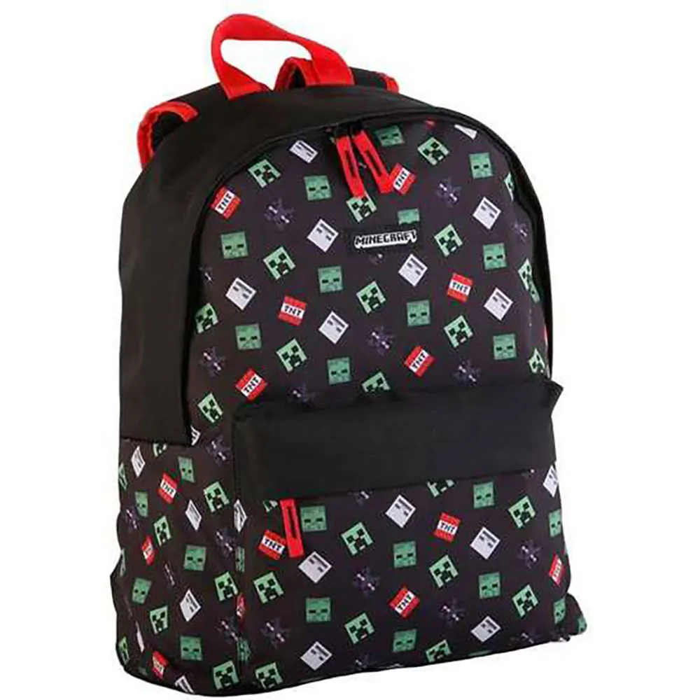 Toybags Minecraft Tnt American Dobbel Ryggsekk Tilpassbar Til Bil Polstret Rygg 42x31x13.5 Cm, Multicolor