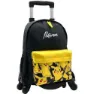 Toybags Pikachu Pokémon Tilpassbar Amerikansk Dobbel Ryggsekk Med Tralle 42x31x13.5 Cm, Multicolor
