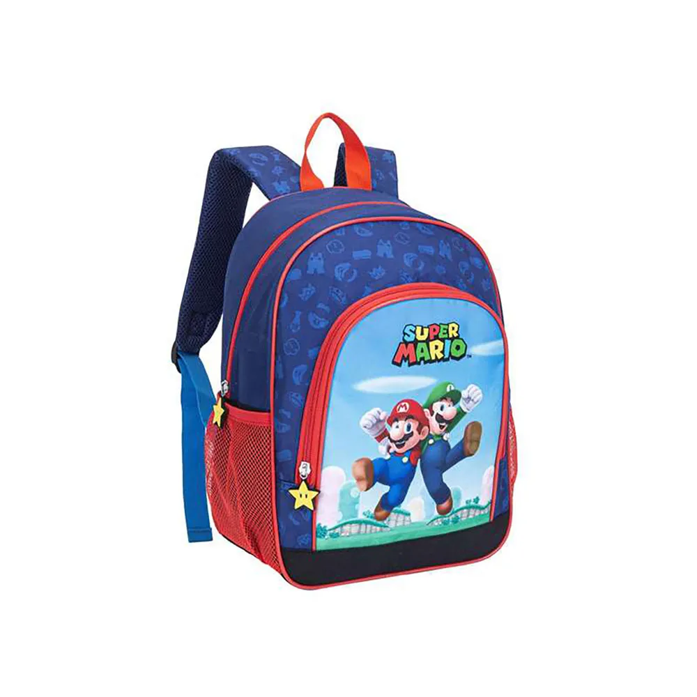 Toybags Super Mario 2 Sidelomme Ryggsekk, Multicolor