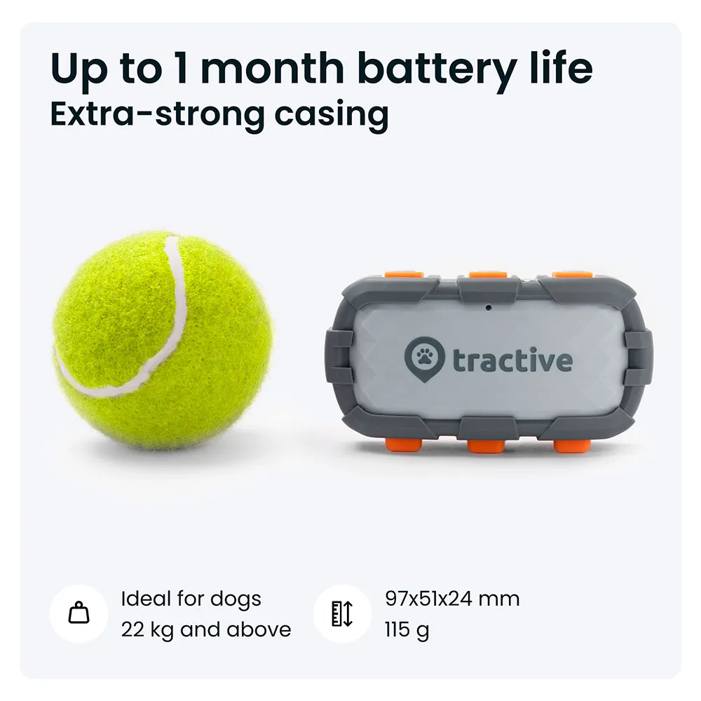 Tractive Adventure Dog Xl Gps-lokator, Green, One Size