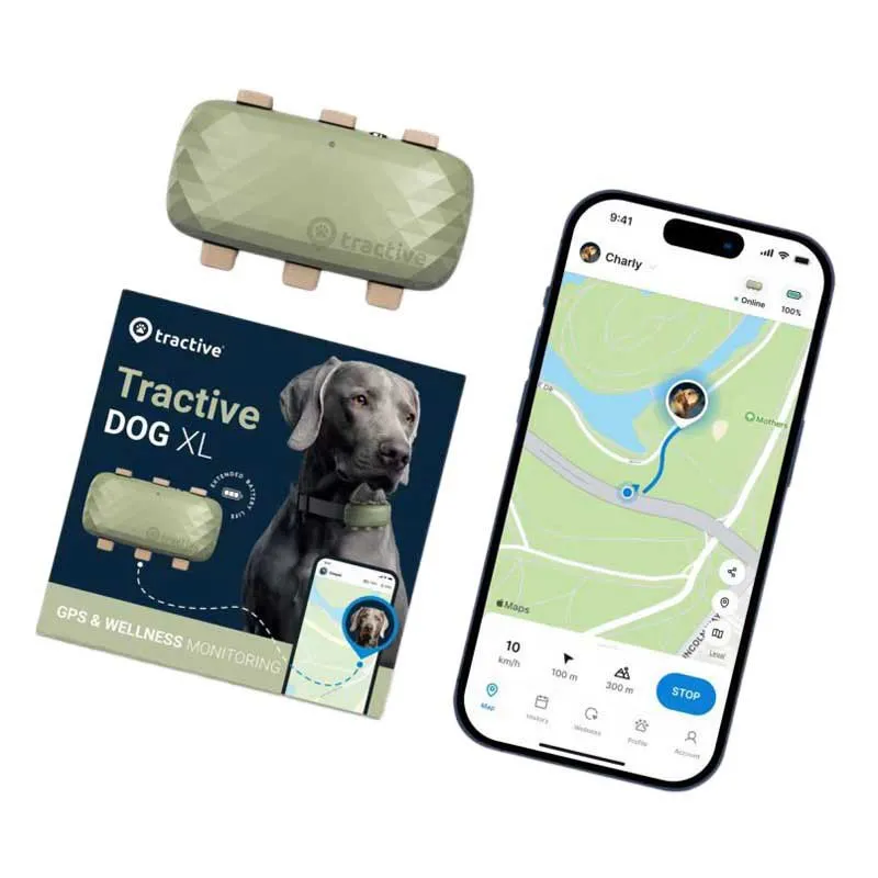 Tractive Dog Xl Gps-lokator, Green, One Size