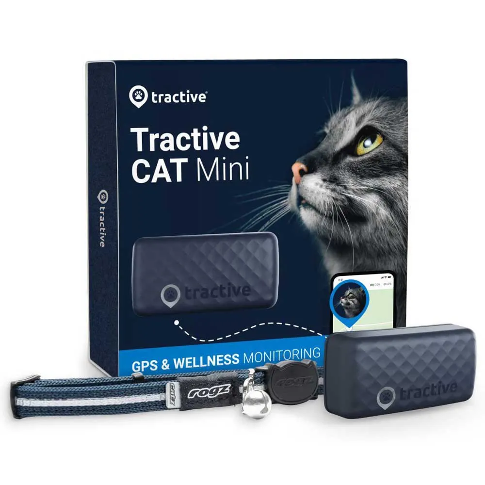 Tractive Mini Gps-lokator, Blue, One Size Tractive Mini Gps-lokator, Blue, One Size