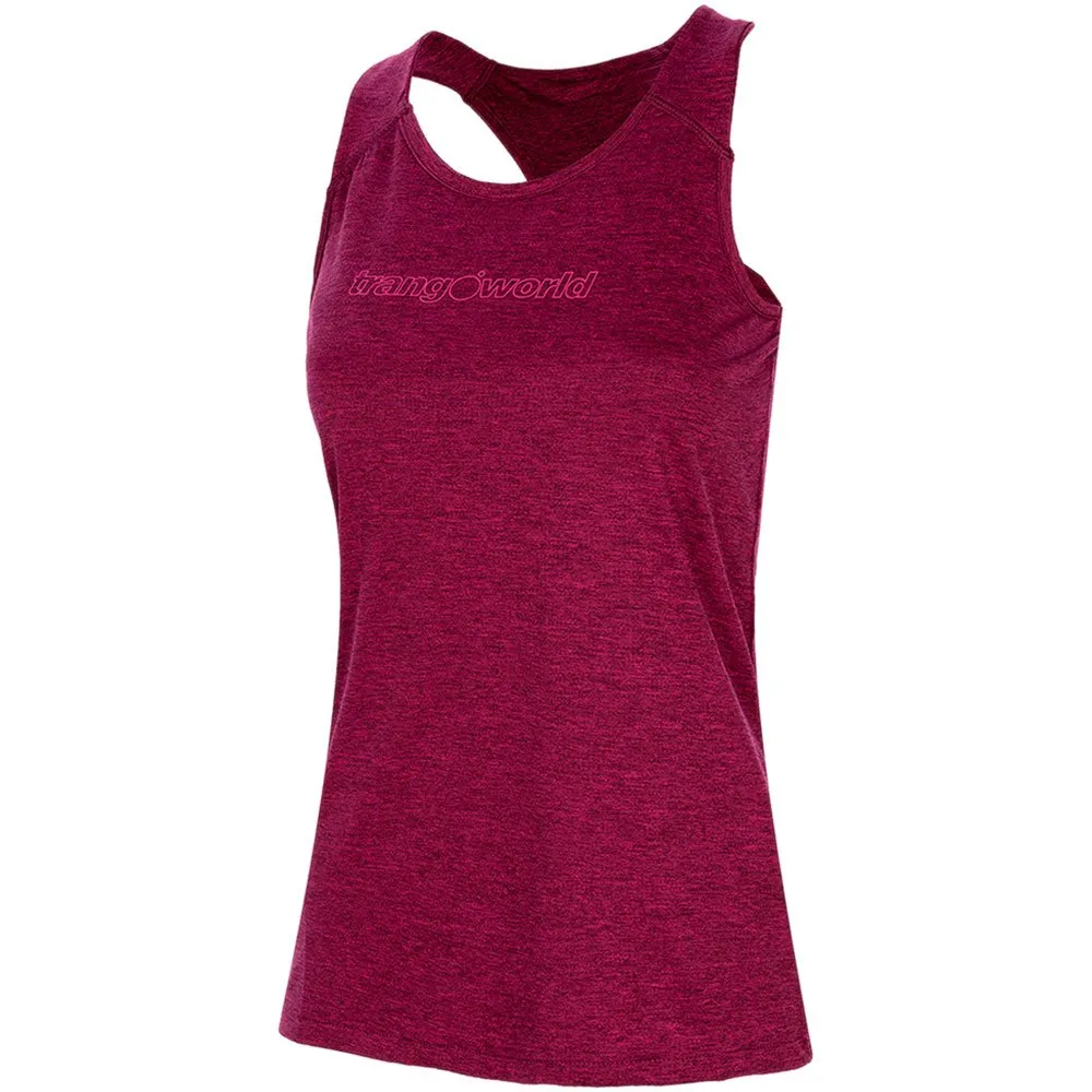Trango Arun Ermeløs T-skjorte, Fuchsia red