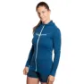 Trango Myre Fleecejakke Med Hette Refurbished, Sailor blue