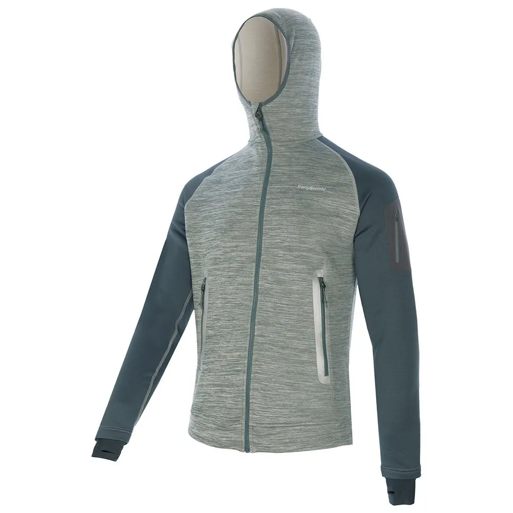 Trango Rondas Fleecejakke Med Hette, Dark shadow