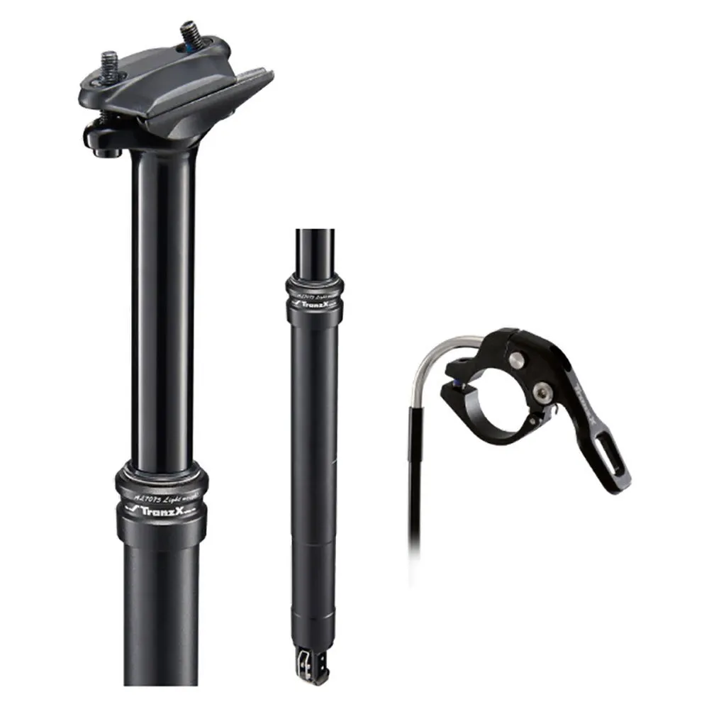 TranzX Internal Cable 90 Mm Dropper Setepinne, Black, 287-377mm, 27.2mm