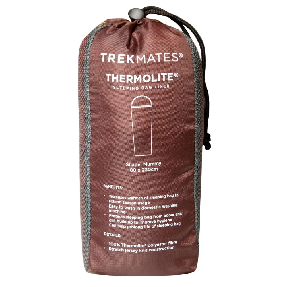 Trekmates Thermolite® Soveposelaken, Chipotle